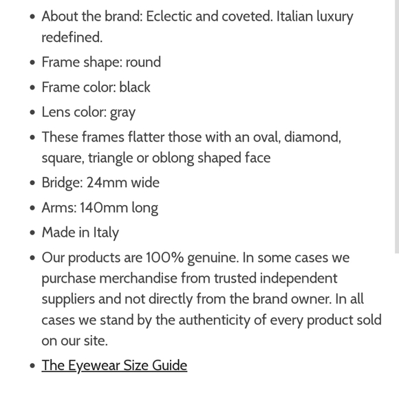 Gucci oversized round black sunglasses - Picture 13 of 15